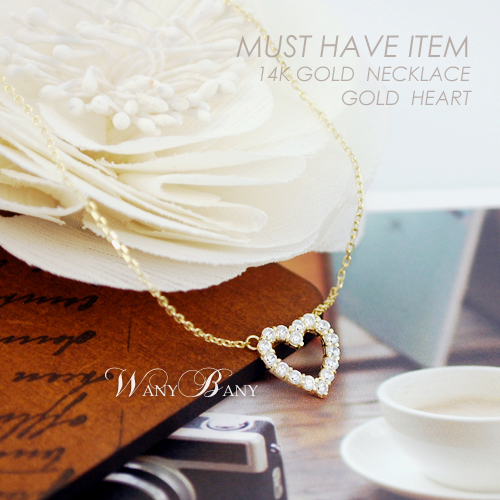 ▒14K GOLD▒  Gold Heart Necklace