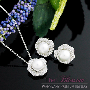 Silver Pearl Set[The Blossom]