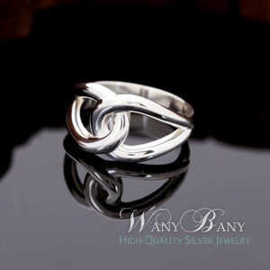 Silver Connect Love Ring